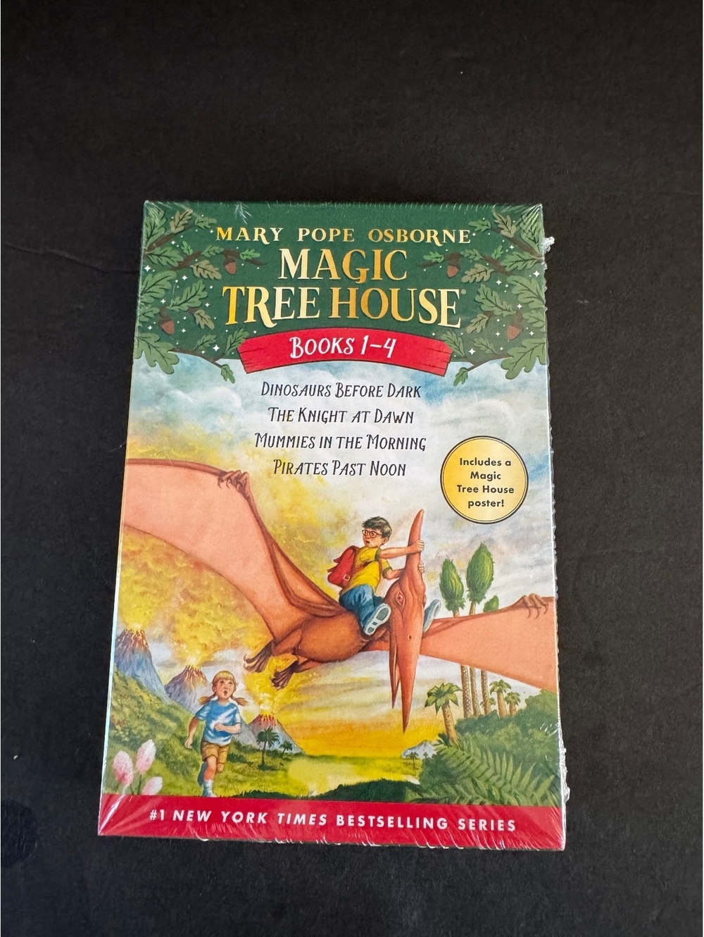 Magic Tree House Books 1-4 by Mary Pope Osborne - Dinosaurs Before Dark, The Kn